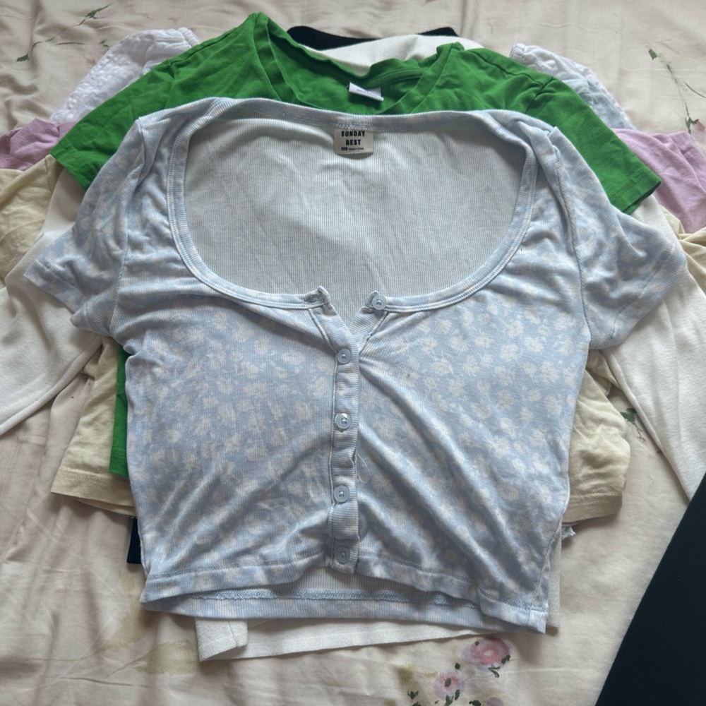 cute floral shirt